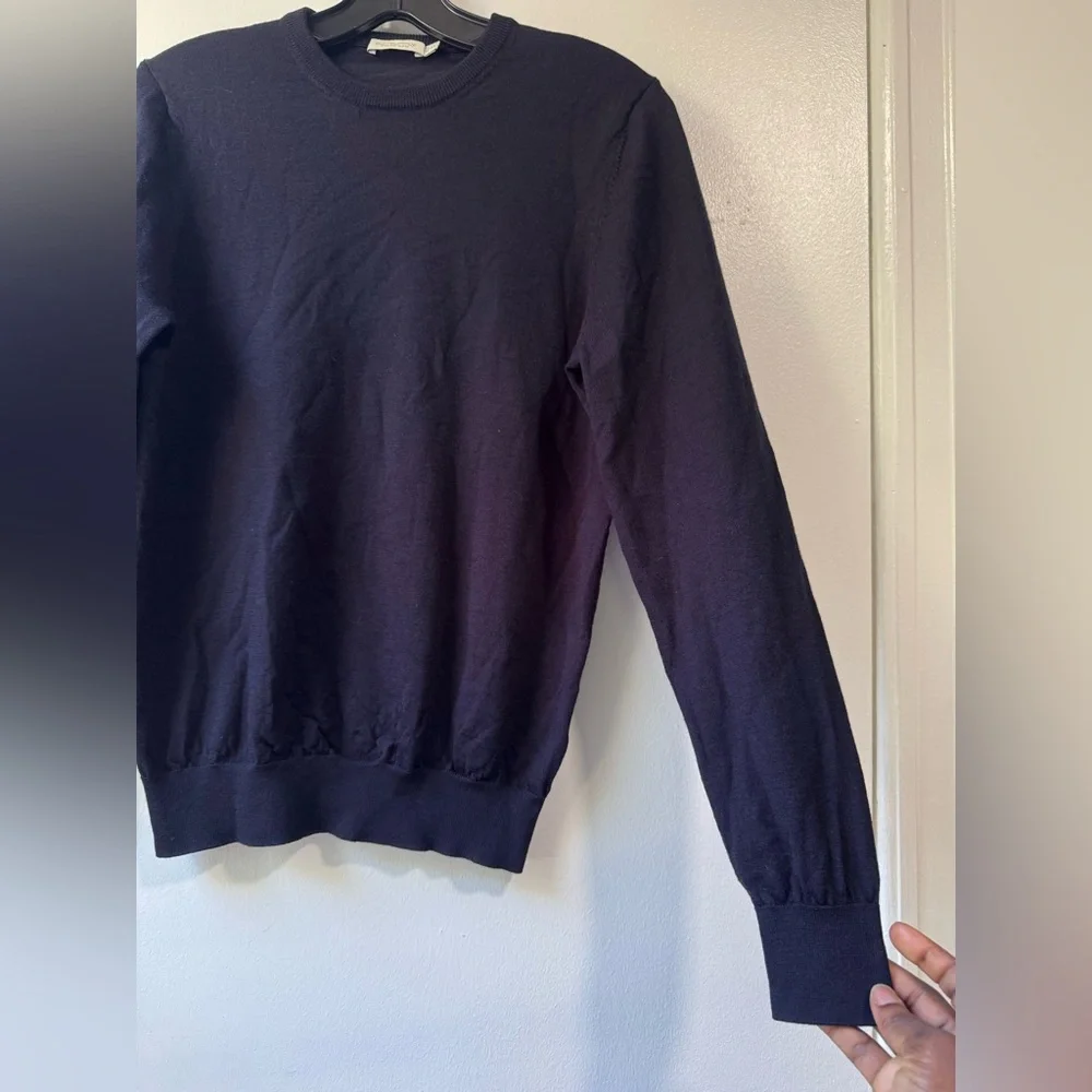 Suitsupply Crew Neck Navy Knit Sweater
